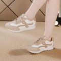Women's casual leather sneakers - authentic spring/autumn new arrivals: soft sole, lightweight, breathable, non-slip, comfortable running shoes