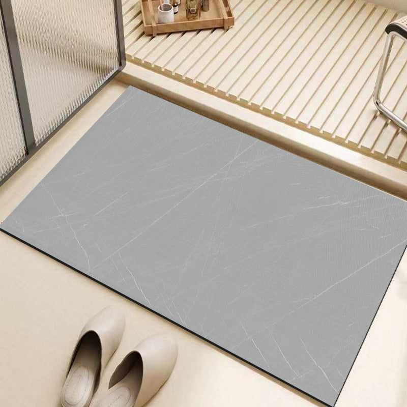 Soft diatom mud bathroom floor mat, absorbent mat, bathroom foot mat, toilet, bathroom door, non-slip quick-drying carpet