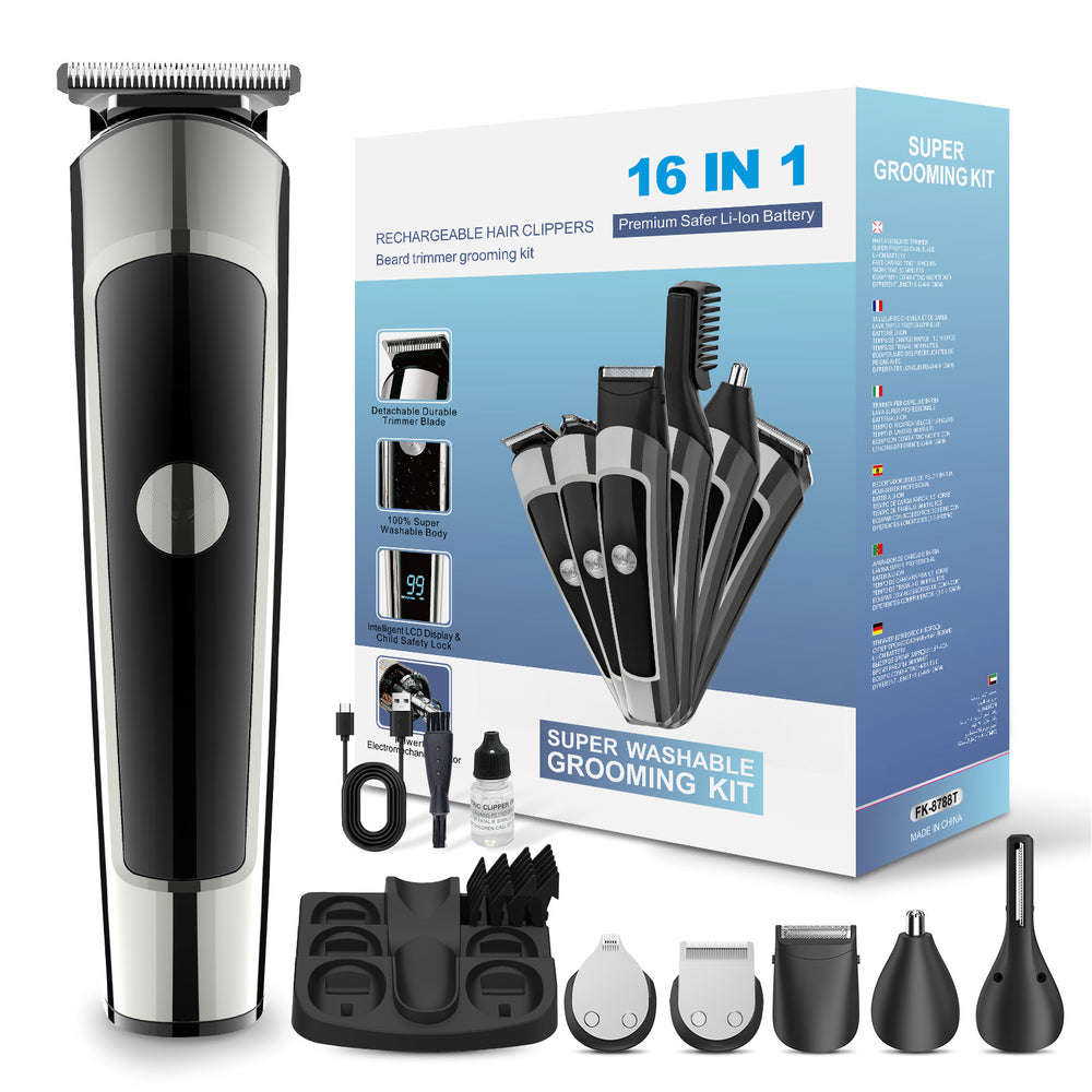 multi-function for home electric hairdressing set carving push white eyebrow nose hair shaving multi-function grooming