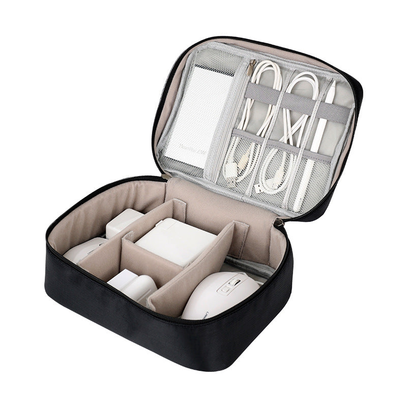 Beilian  data cable storage box, digital accessories storage bag, anti-collision power bank plug, mouse protective bag.