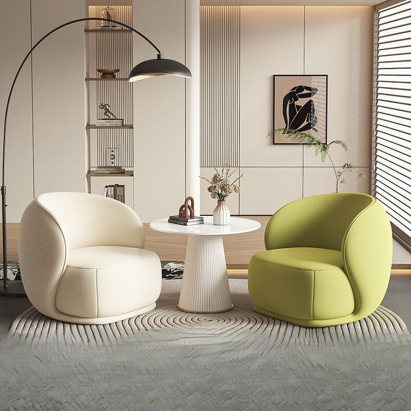 Balcony casual table and chair single sofa modern casual lazy casual chair creative designer reception negotiation combination