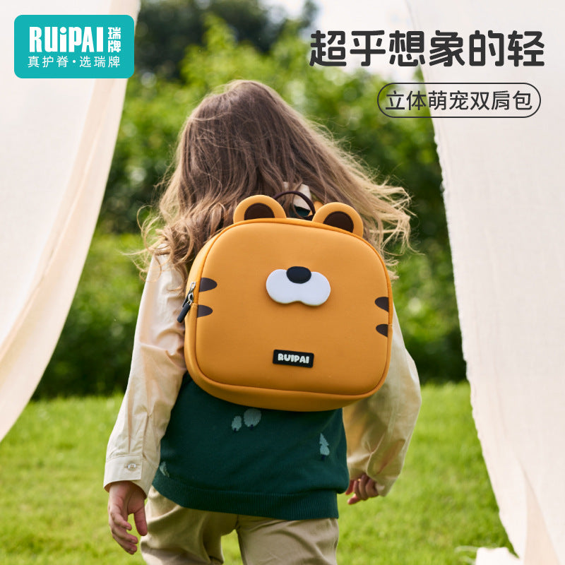 Rui brand children's schoolbag kindergarten schoolbag girls and boys cute travel baby backpack ultra-light girls bag