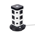 Smart vertical tower usb socket strip multifunctional multi-outlet office home computer power strip charger