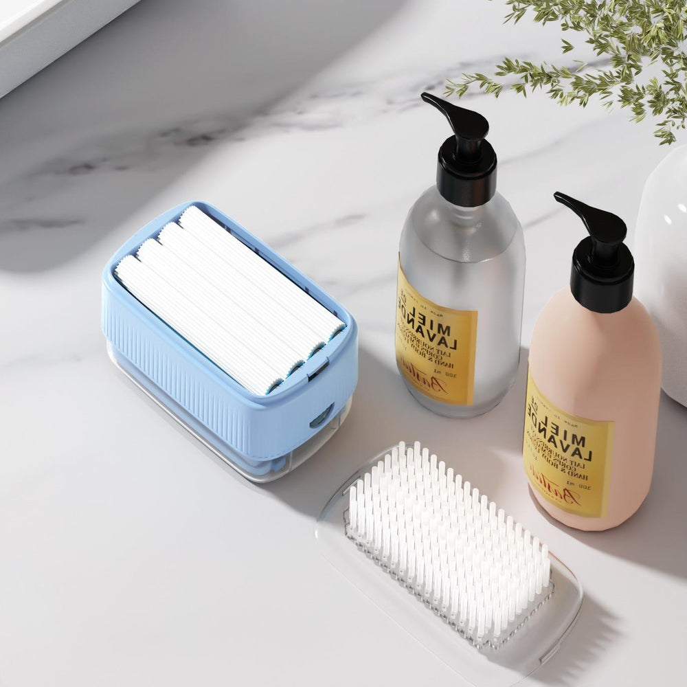 Creative soap dish, punch-free wall-mounted bathroom drain with cover, soap rack without water accumulation, handmade soap storage box