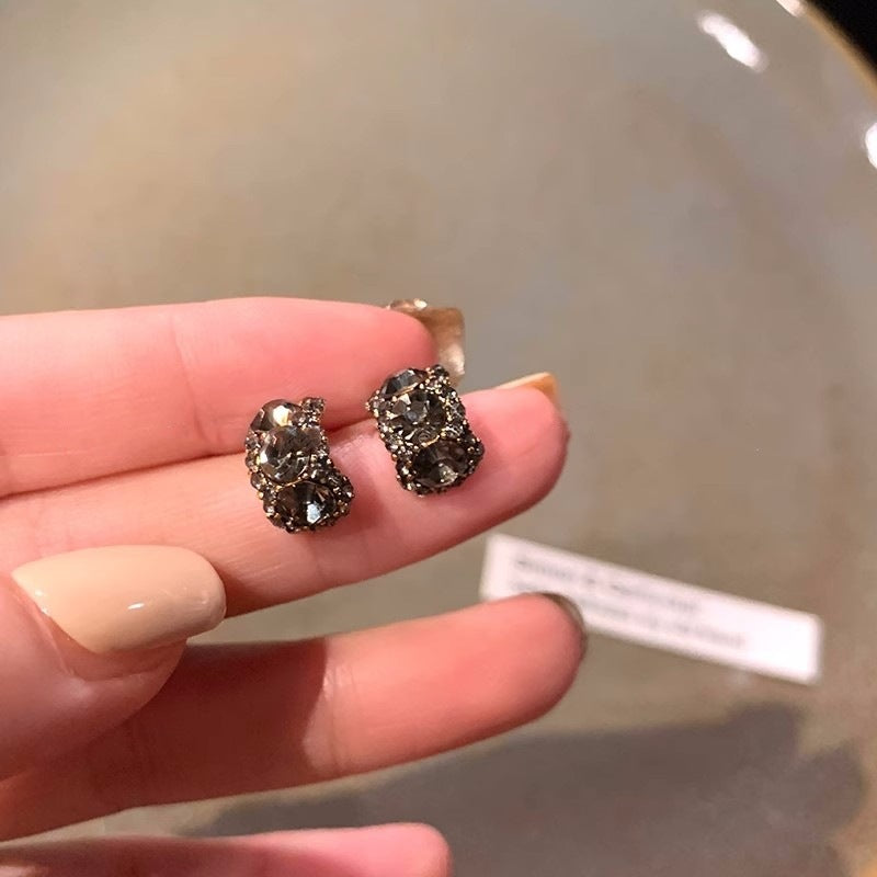 925 silver needle pearl zircon earrings for women classysenseniche style cold style forest style earrings wholesale