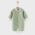 Fall and winter baby khaki cotton baby onesie 0-3-6 baby clothes heattechintimatesnewborn clothes crawling clothes