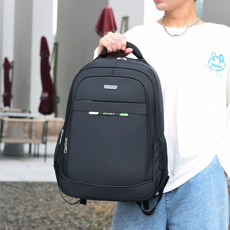 Cross-border backpack men's business commuter laptop bag fashion student schoolbag large capacity outdoor travel backpack