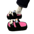 2024 summer new arrivals: cute platform eva slippers for women - outdoor wear, chunky sole, quick-drying, outdoor single strap high heel slippers