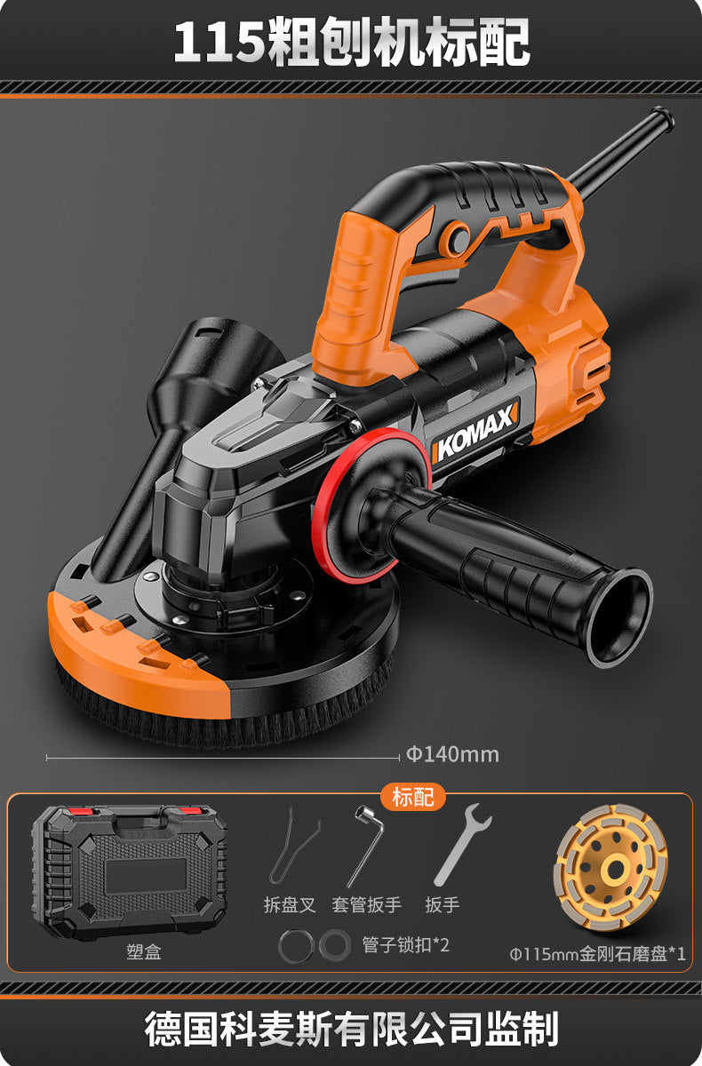 High-power wall planer - the ultimate wall scraping tool for rough planing, sanding, and removing putty from walls. also suitable for concrete. electric dust-free sanding machine
