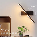 Modern minimalist bedroom bedside wall lamp - unique creative minimalist rotating wall sconce for hallway, living room, and background wall