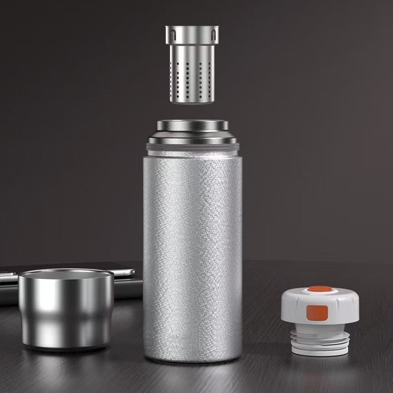 New arrival pure titanium thermos cup large capacity portable health stew tea cup water cup business high value cup tea cup