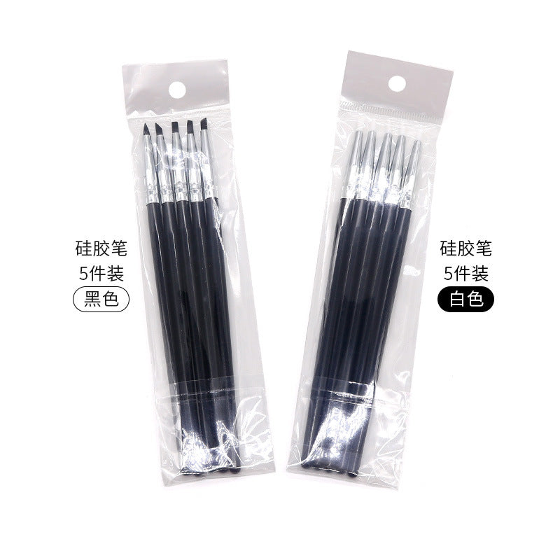 Dental Silicone Soft Pen Silicone Beauty Pen Resin Shaping Dresser Veneer Molding Pen Aesthetic Tool Engraving Pen