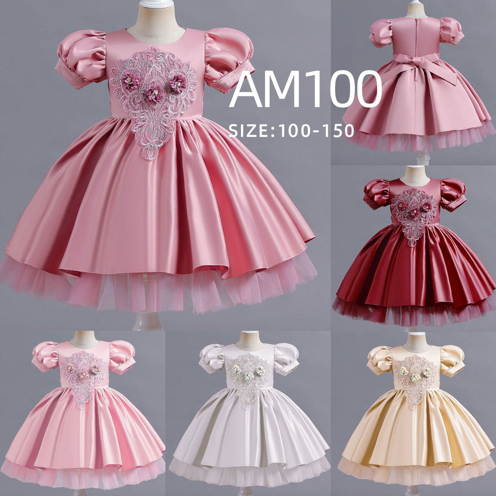 Special offer kids dress princess dress girl flower girl kids baby