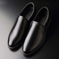 【military-grade leather shoes - premium quality】100% full grain cowhide leather, clearance sale! soft sole leather shoes for men, perfect for casual and business wear