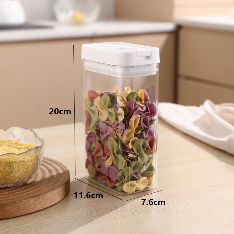 Noodle storage box, food-grade grains, sealed canned pasta box, noodle tube, bean storage tank