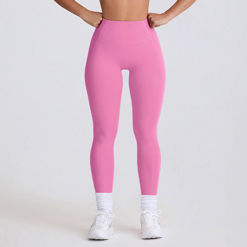 peach butt tummy-tight yoga pants for women outwear running sports quick-drying fitness pants three-quarter shorts