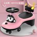 Kids' twist and go ride-on car - ages 1-3, suitable for boys and girls, adult accommodated, silent wheels, anti-tip design, wobble ride-on toy car