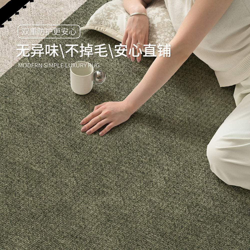 Carpet living room green persian style coffee table soundproof floor mat large area full medieval style waterproof carpet bedroom