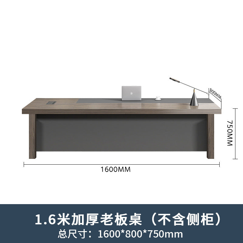 Atmospheric boss table Double cabinet President's desk Large class supervisor desk manager Office desk and chair combination furniture