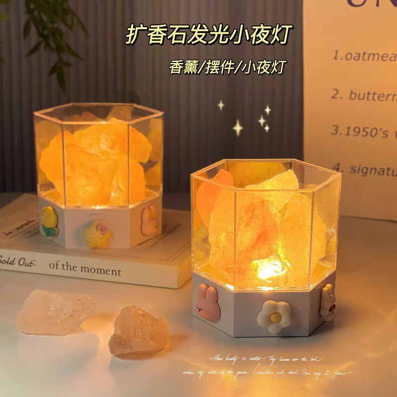 popular salt stone mosquito repellent classy sense aromatherapy lamp bedroom bedside birthday romantic atmosphere gift night light