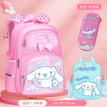 Pink - little white + stationery box + tuition bag [small size grade 1-2]