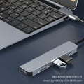 Type-c to hdmihub six-in-one 4k*2k hub sd/tf macbook adapter usb flash drive