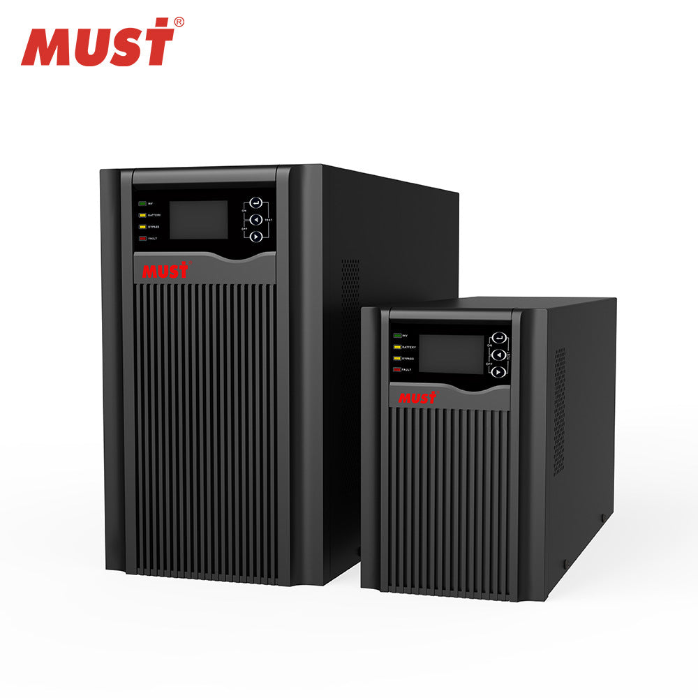 Limited time promotion online UPS uninterruptible power supply 1KVA/1KW single in single out, spare external delay battery
