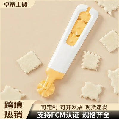 kitchen fancy roller cutter serrated pizza cutter for home baking supplies cake cutting knife roller knife