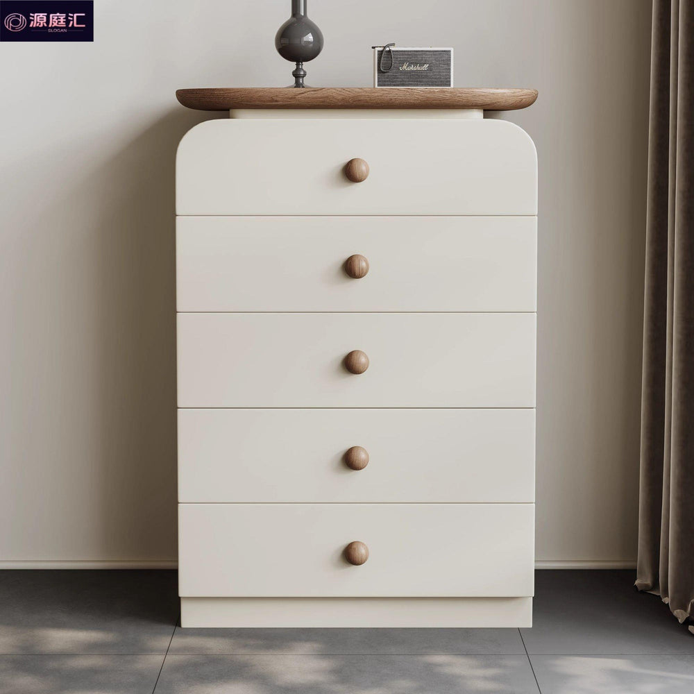 Wall-mounted five-drawer and eight-drawer cabinet, medieval living room storage cabinet, bedroom for home bedside storage cabinet, accessible luxury solid wood dressing table
