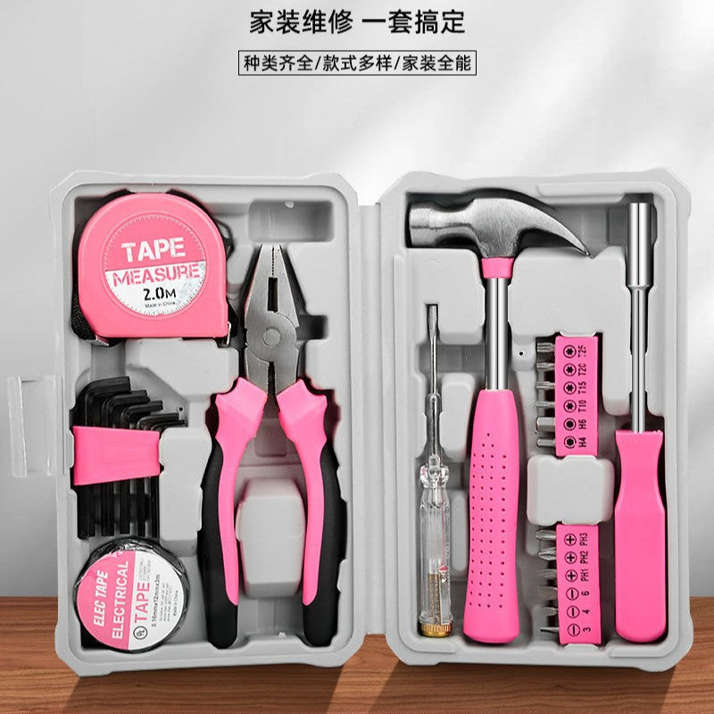 Cross-border popular household hand tool set household multi-functional combination toolbox set car maintenance tool