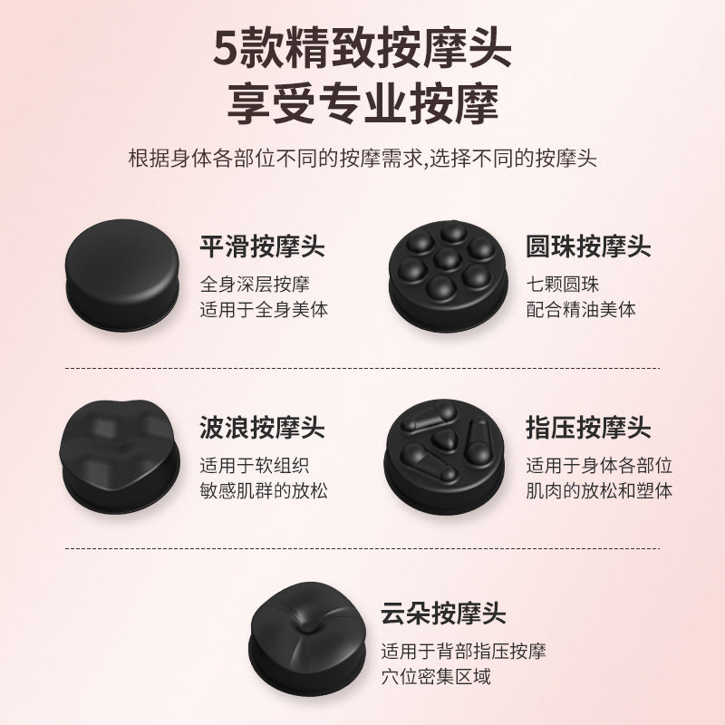 new arrival electric massager cervical spine waist and back leg handheld massager whole body multi-function fat pusher for home