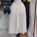 European and american cross-border women's fashion:  summer new arrival - elegant and chic scoop neck, slim-fit, sleeveless striped dress