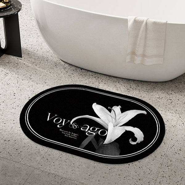 Diatom mud absorbent mat, foot pad, bathroom door, diatomite mat, toilet non-slip quick-drying floor mat, toilet cushion