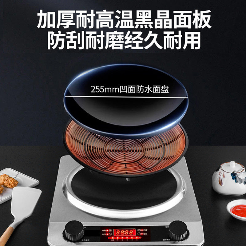 Multifunctional for homeenergy-saving fire high-power electric ceramic stove business department stove commercial cooking concave induction cooker