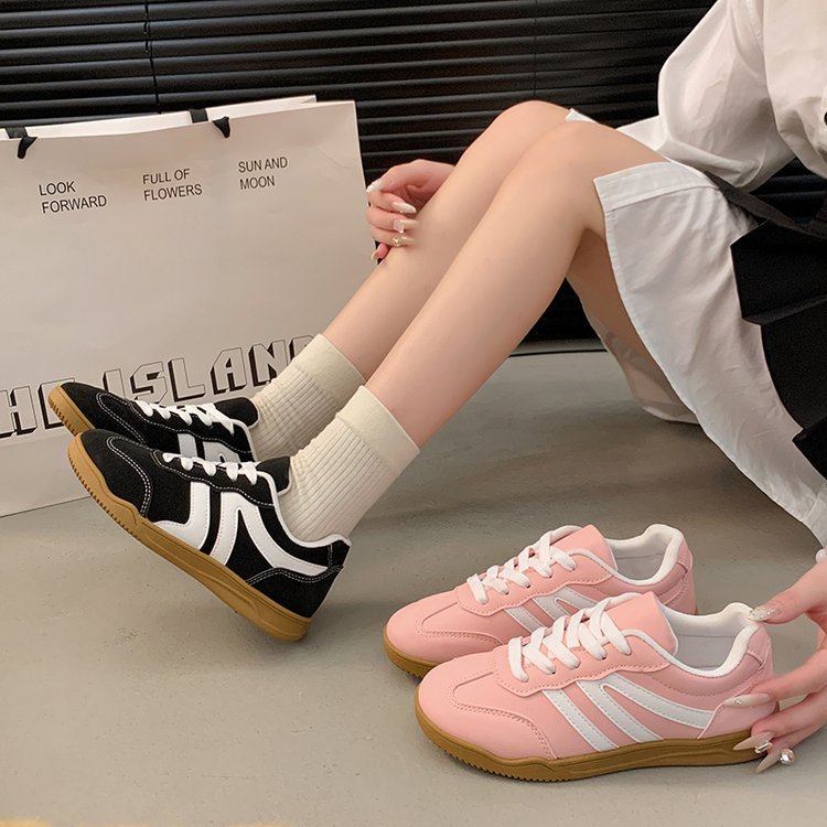 plus size women's german training shoes sneakers  new arrivalfashionretro color matching flatsflats women's wholesale