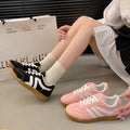 plus size women's german training shoes sneakers  new arrivalfashionretro color matching flatsflats women's wholesale