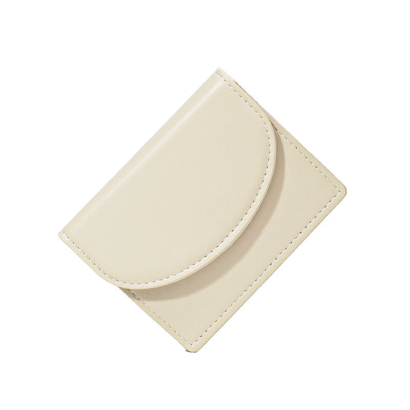 2024 new Korean ins women's bag, exquisite solid color simple card bag, multi-functional mouth red envelope, large-capacity wallet