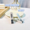 Ready-to-ship stainless steel nail clippers - wide jaw, anti-splash, lightweight nail scissors, angled jaw, eagle beak nail clipper set