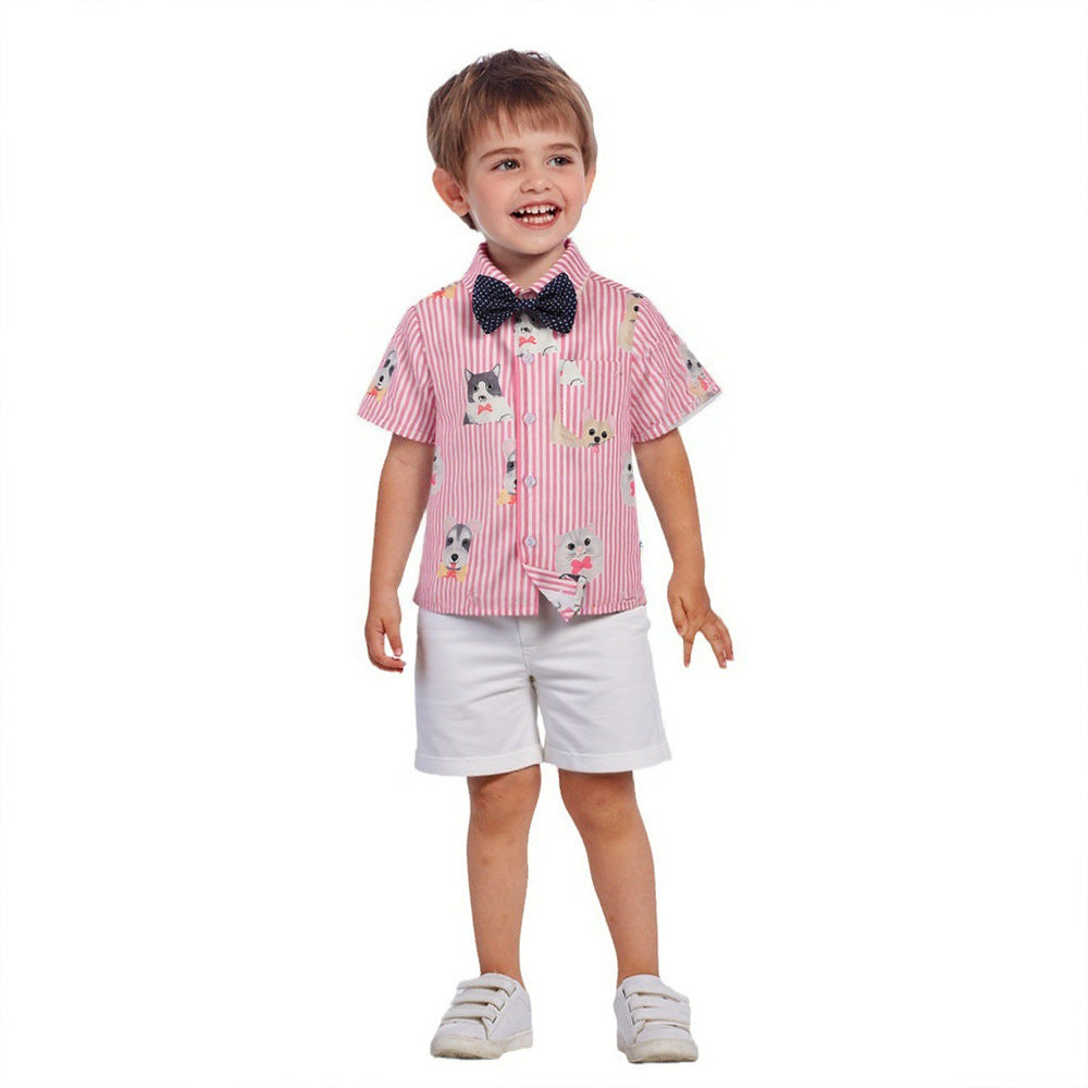 One-year-old formal wear for baby boys, british gentleman suit, autumn and winter boys' blazer, infant and toddler 100-day birthday outfit