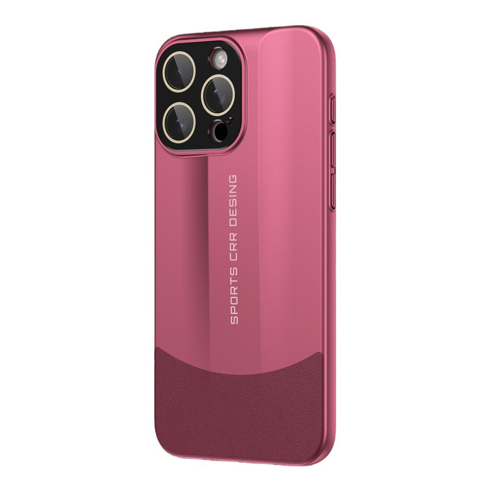 New arrival skin-feeling patchwork plain leather case suitable for apple 16 lens film mobile phone case frosted iphone15 cross-border