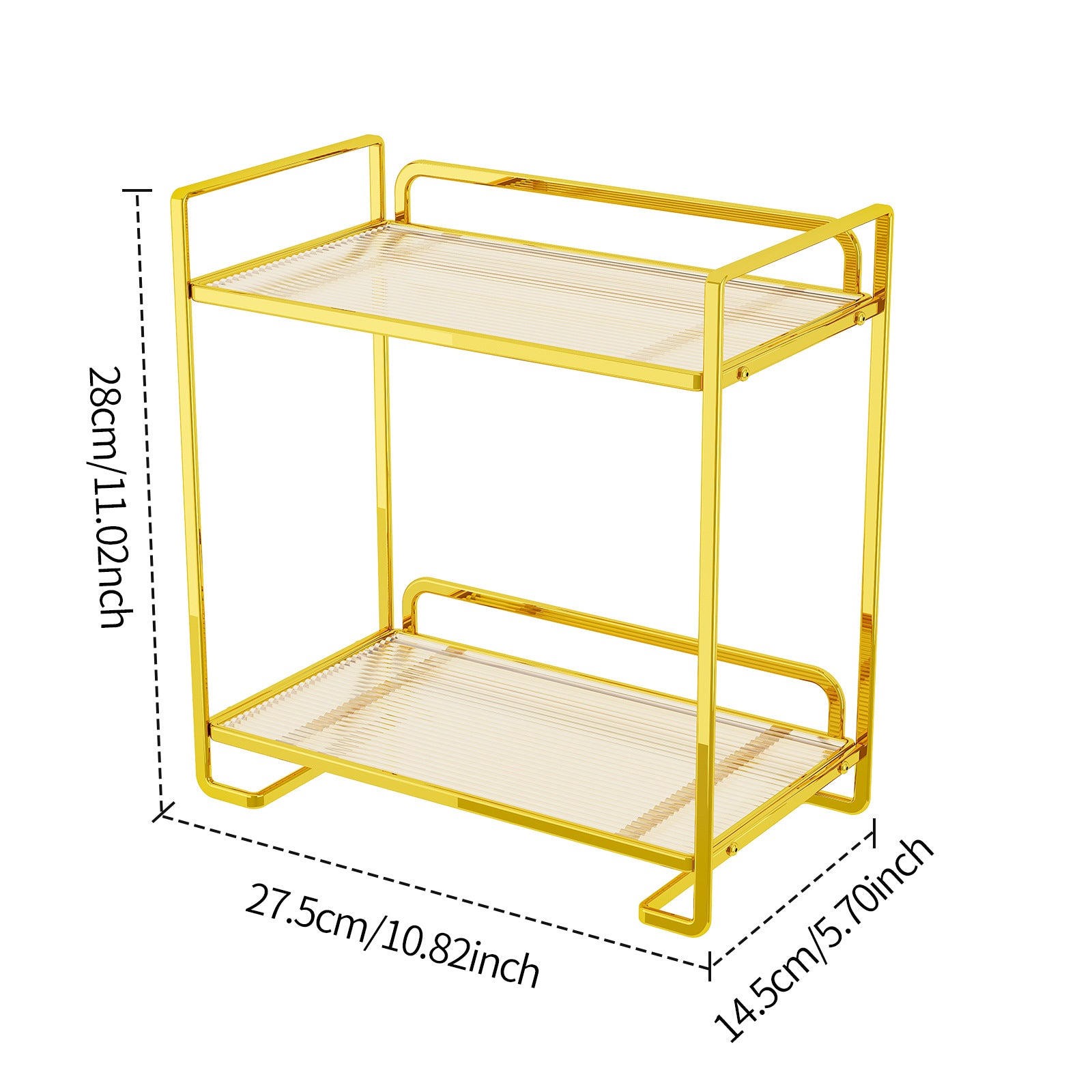 Cosmetics Shelf Desktop Storage Box Multi-layer Dresser Skin Care Finishing Layered Rack Dormitory Bathroom Wash Basket