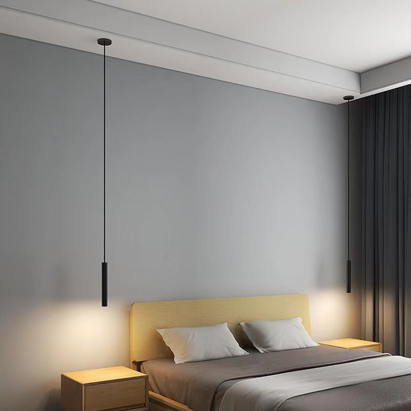 Window straight-leg bedside reading small chandelier casual bar hotel cafe hanging wire lamp normcore style hotel b&b