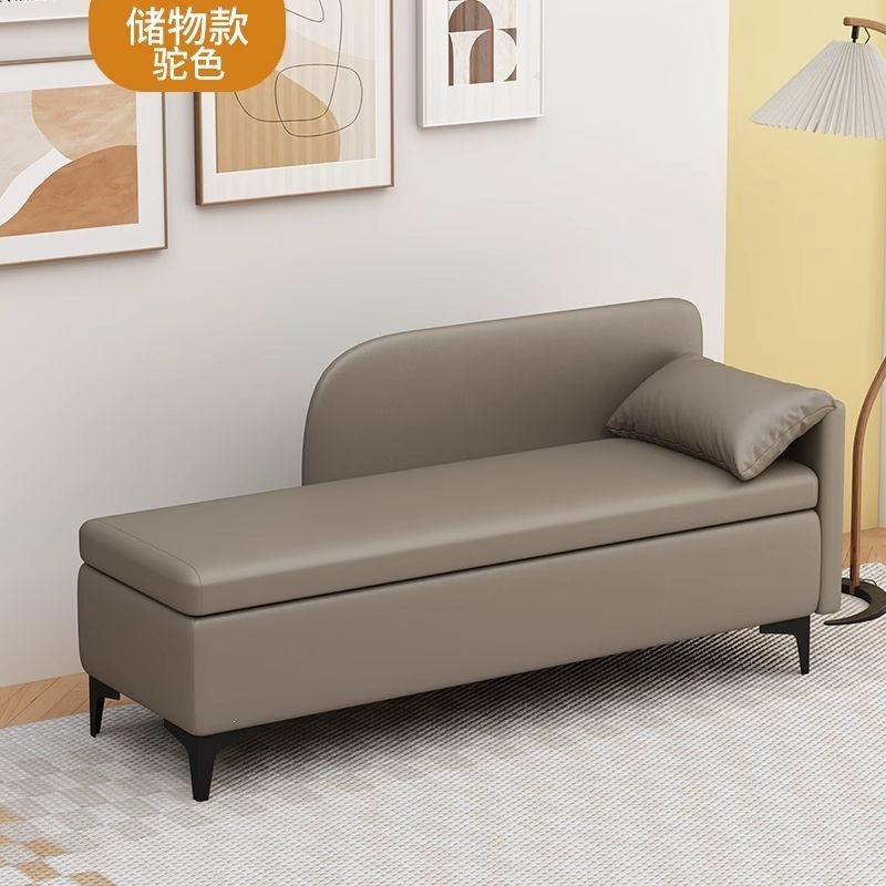 Imperial concubine bench - multi-functional storage ottoman for home use - adult seating - rectangular sofa bench for bedroom