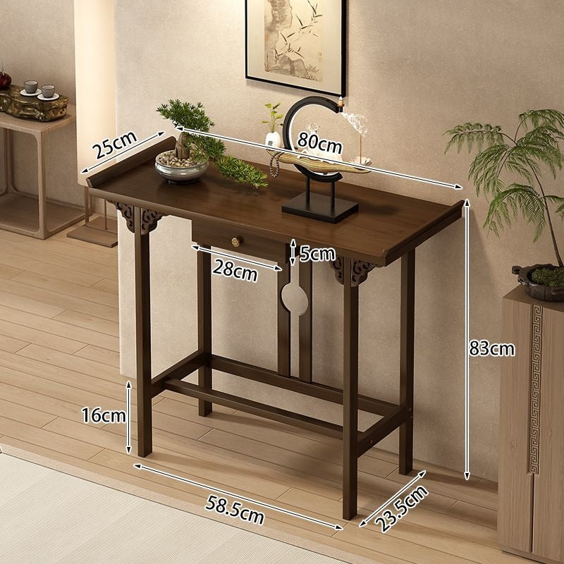 Buddhist niche altar table, home simple entrance, incense table, god of wealth altar table, altar stand cabinet, modern style grids