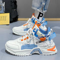 Men's new arrival: versatile athletic shoes - hidden heel, casual running, dad shoes, trendy spring/autumn 2025 thick sole