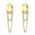New turquoise tassel ear cuffs for women - high-quality, fashionable, and luxurious. unique design, versatile earrings, wholesale