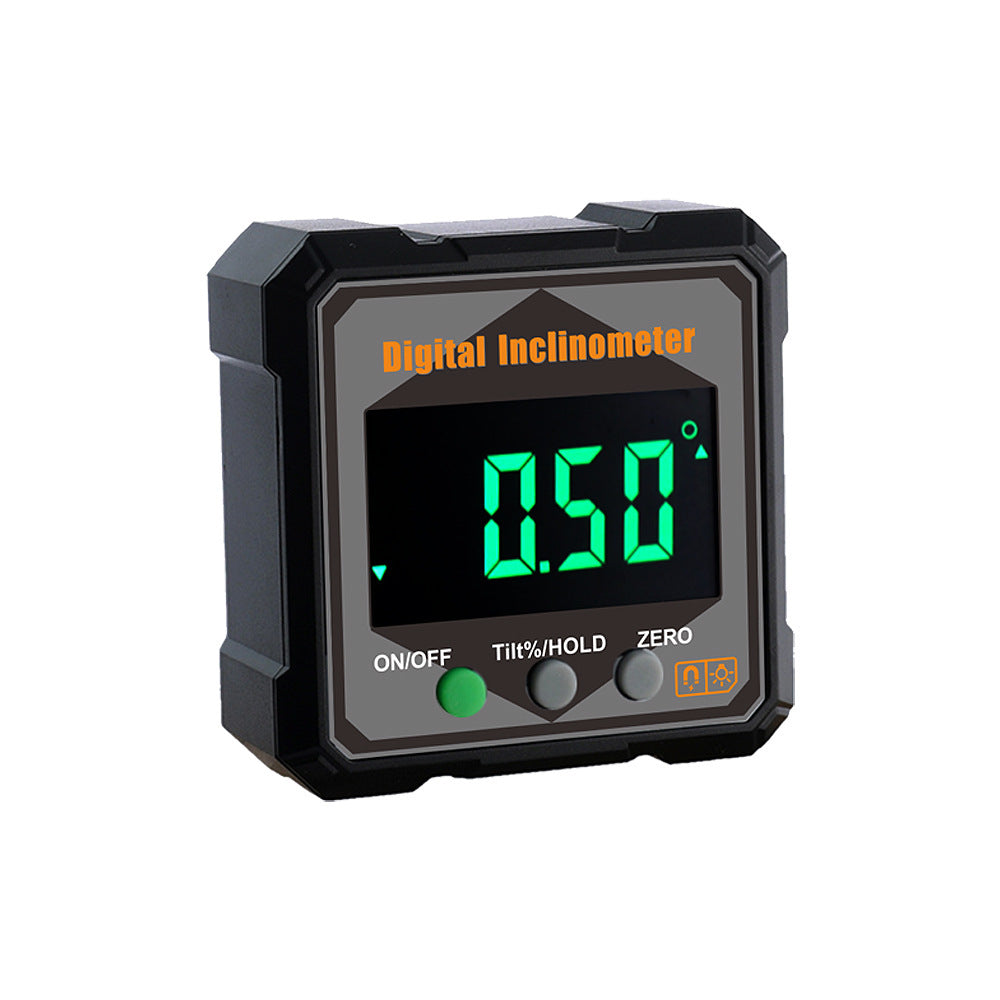 HUOTO Digital Display Inclination Box, Protractor Digital Display Inclination Meter Inclination Box, Angle Meter, Slope Meter, Level Meter