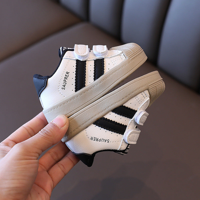 Kids' athletic shoes -  spring/autumn new fashion shell toe baby first walker sneakers, skate shoes, running shoes for boys and girls