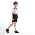 Korean style boys' striped shirt set - new spring collection - kids' spring/summer outfit - stylish boy's clothing - trendy baby boy clothes