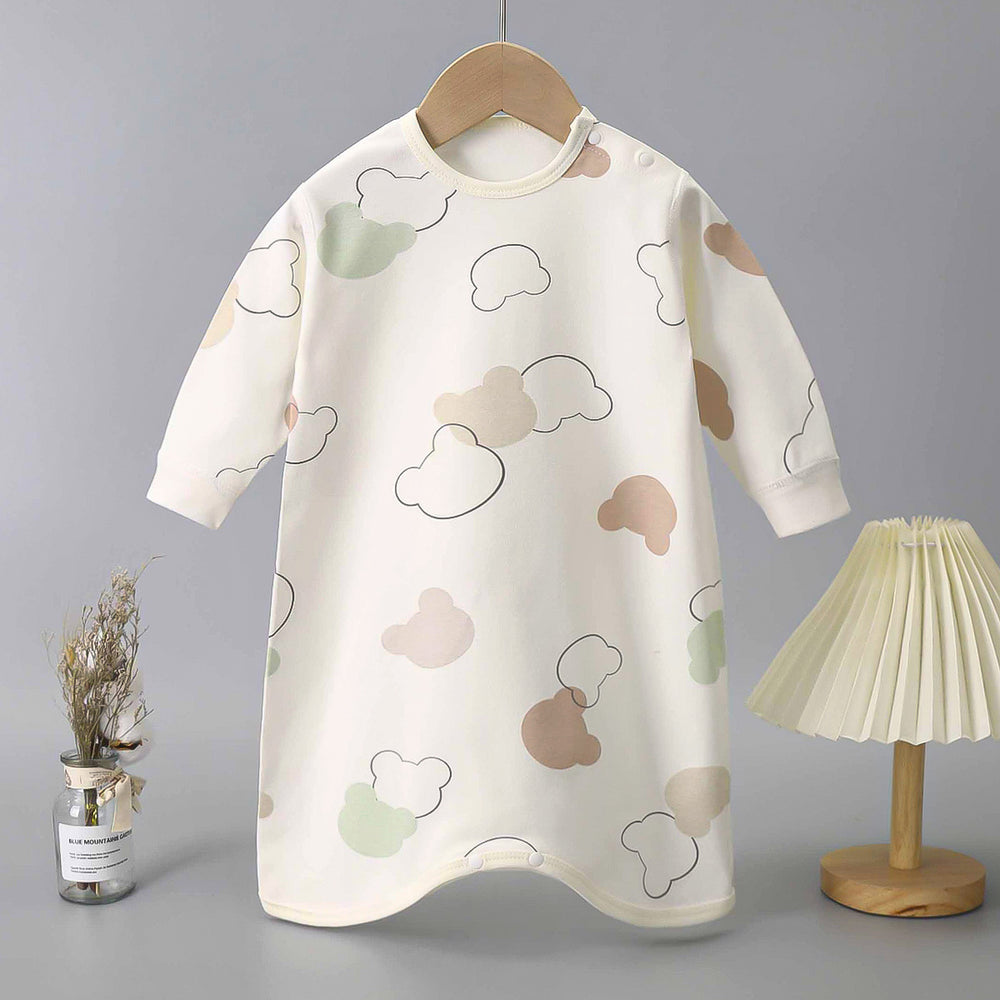 Baby onesie spring/autumn a-grade soft nightgown baby girl pajamas long sleeve seamless romper newborn clothes